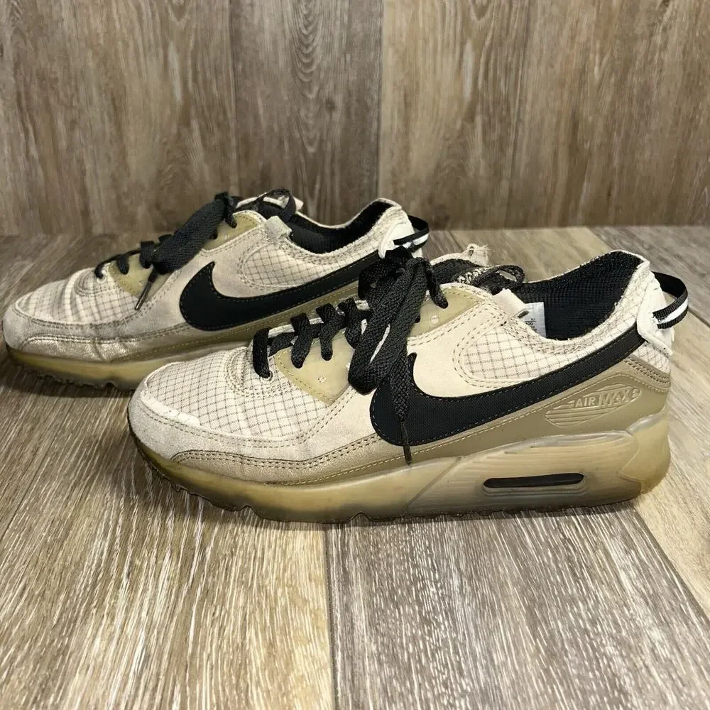 Nike Air Max 90 Terrascape DH4677-200 Rattan Mens US Size 7.5 Sneaker Shoes
